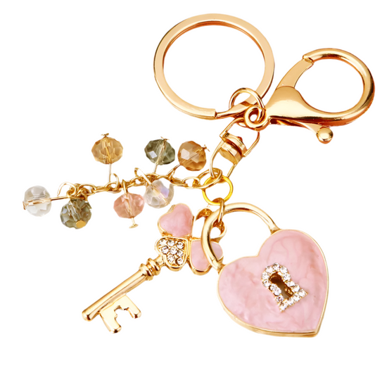 Kalp Kilit Anahtarlık (Charm)