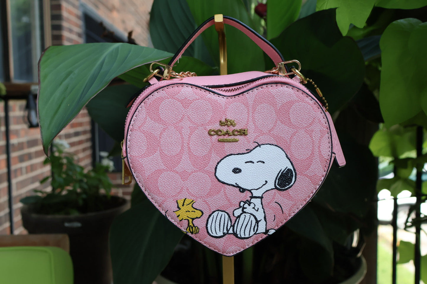Snoopy Kalp Çanta
