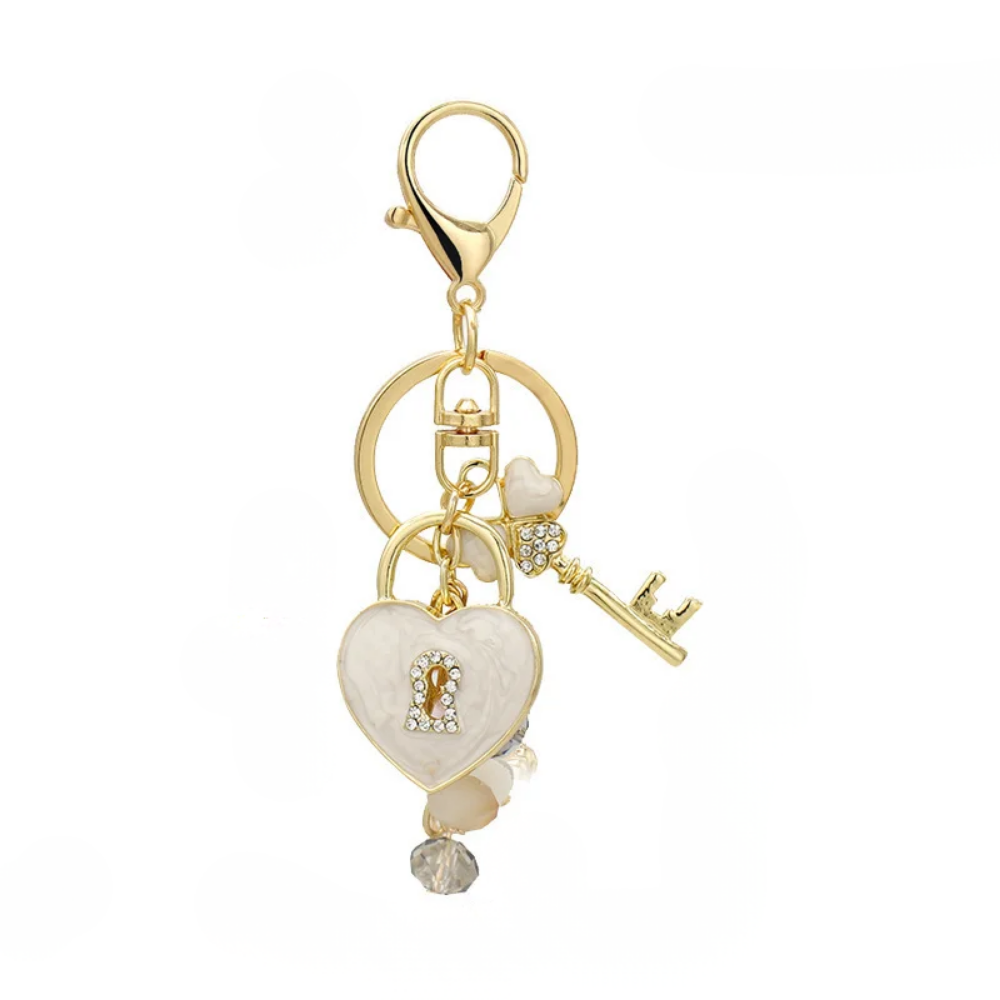 Kalp Kilit Anahtarlık (Charm)
