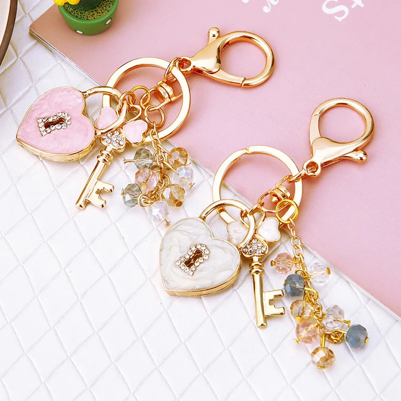 Kalp Kilit Anahtarlık (Charm)