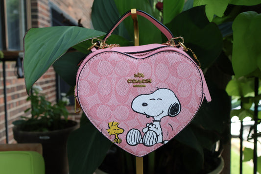 Snoopy Kalp Çanta