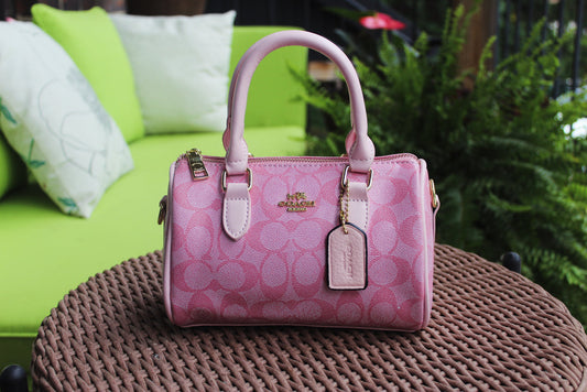 Pembe Mini Satchel Çanta